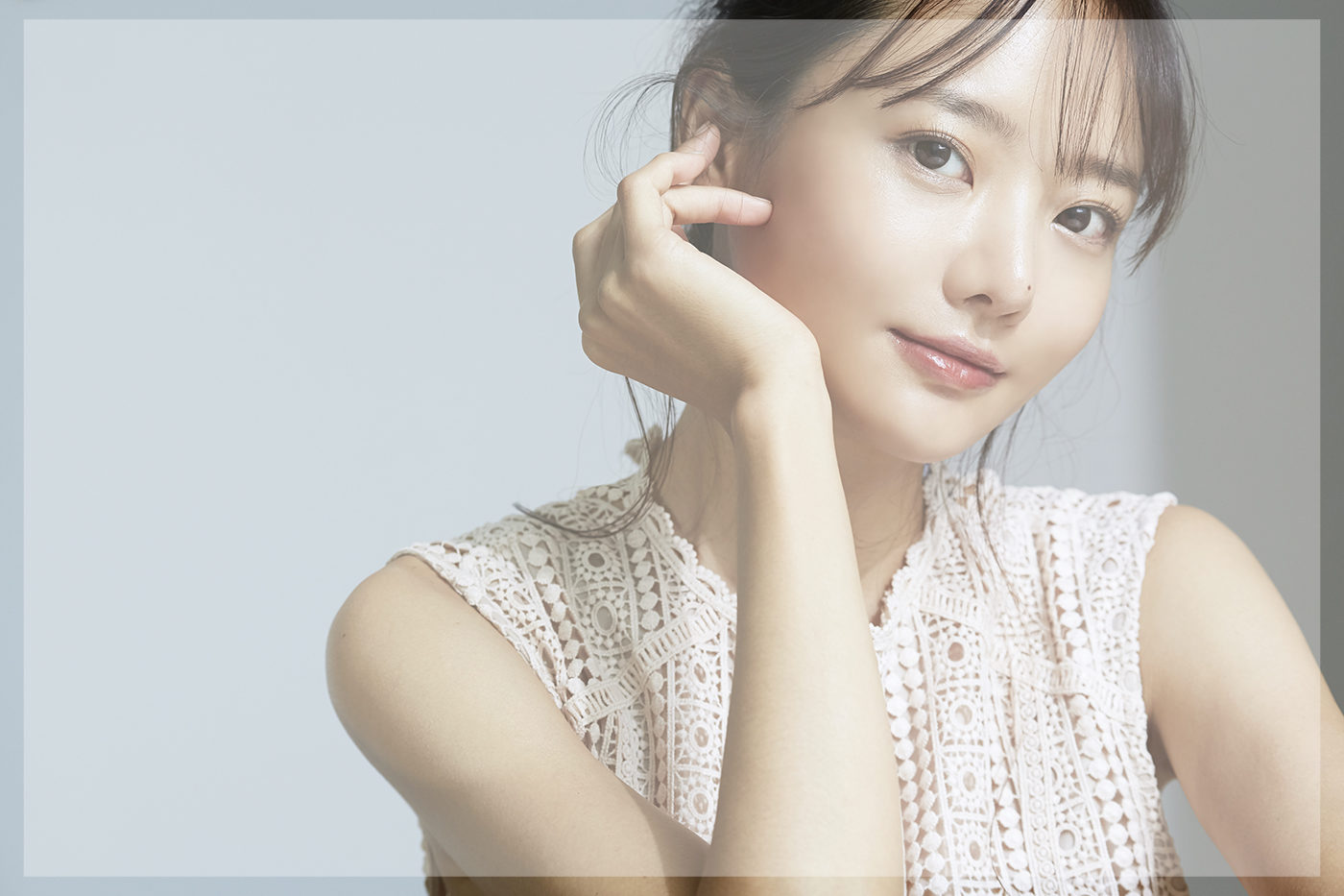 美肌の女性