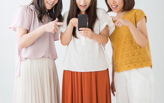 写真：女子3人