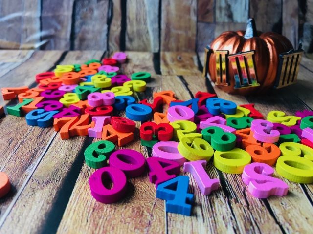 写真：数字